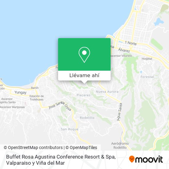 Mapa de Buffet Rosa Agustina Conference Resort & Spa