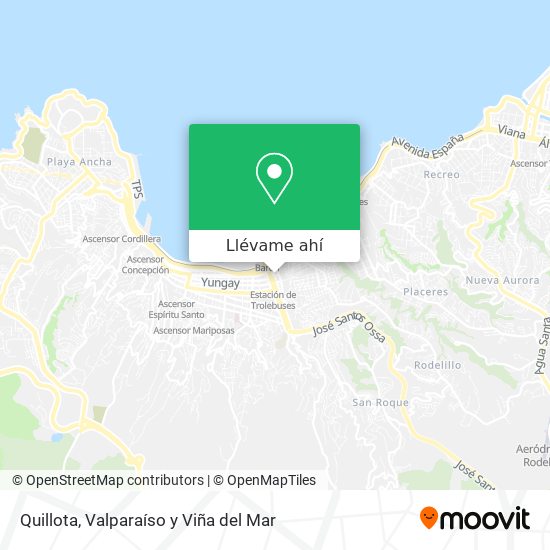 Mapa de Quillota