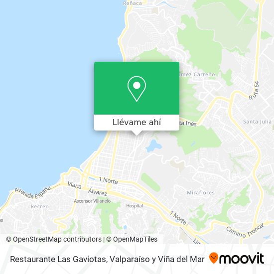 Mapa de Restaurante Las Gaviotas