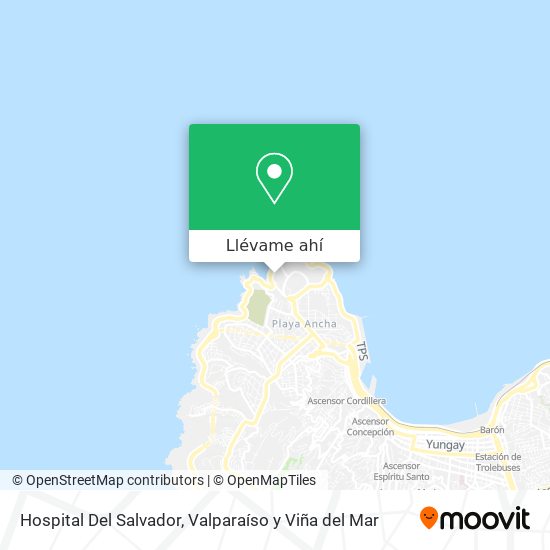 Mapa de Hospital Del Salvador