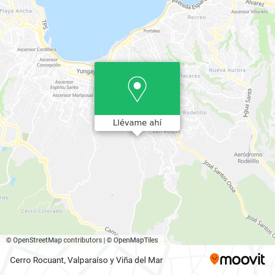 Mapa de Cerro Rocuant