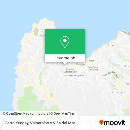 Mapa de Cerro Yungay