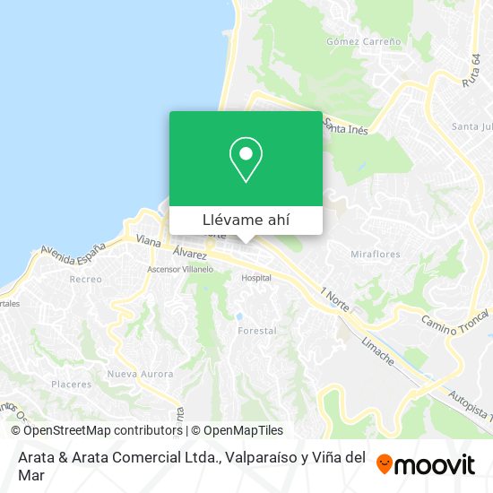 Mapa de Arata & Arata Comercial Ltda.