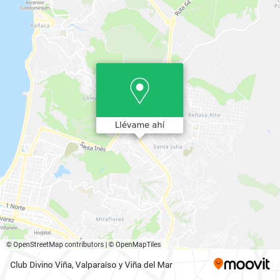 Mapa de Club Divino Viña