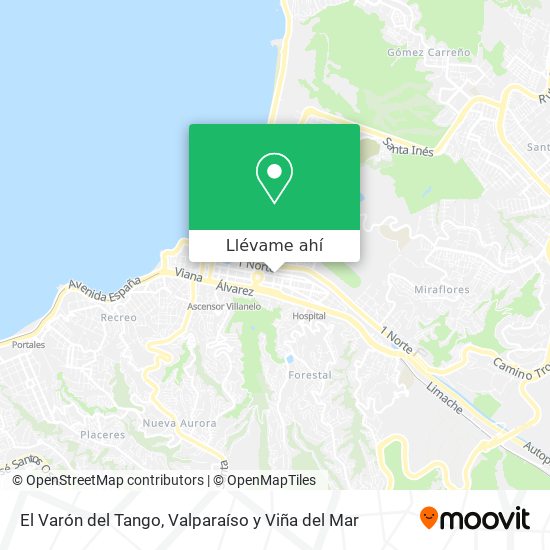 Mapa de El Varón del Tango