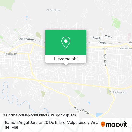 Mapa de Ramon Angel Jara c/ 20 De Enero