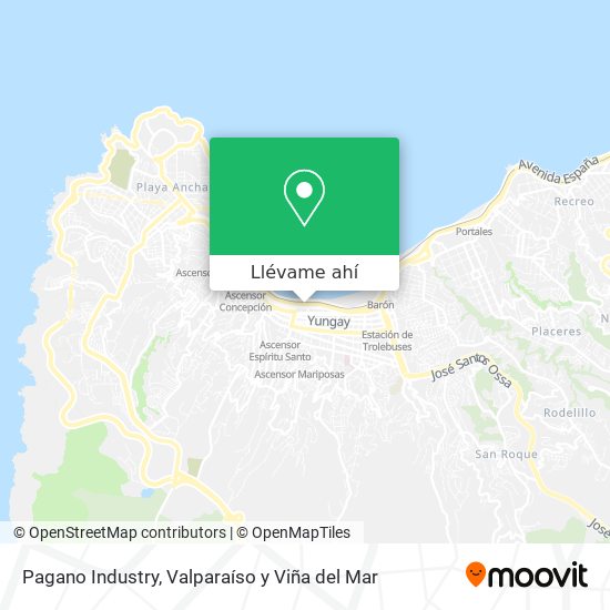 Mapa de Pagano Industry