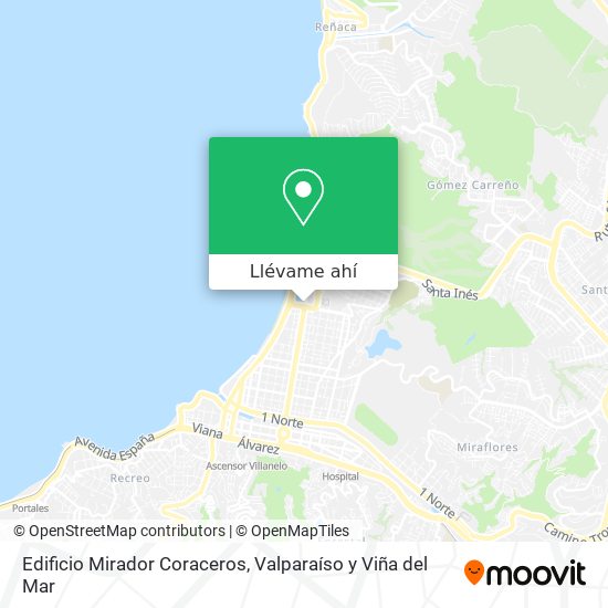 Mapa de Edificio Mirador Coraceros