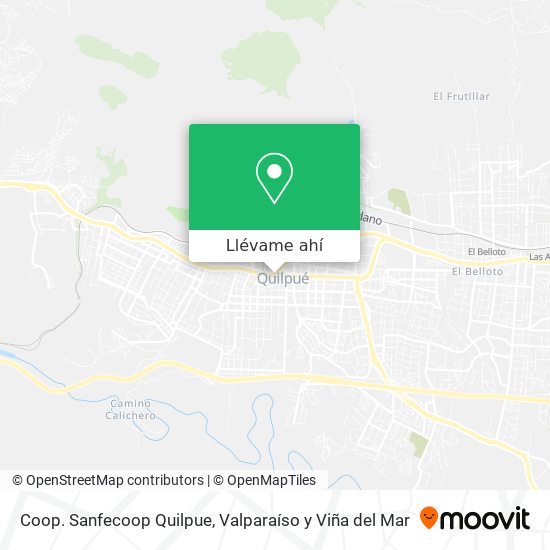 Mapa de Coop. Sanfecoop Quilpue