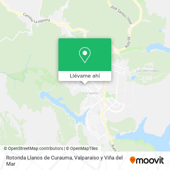 Mapa de Rotonda Llanos de Curauma