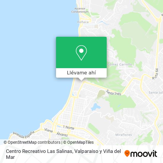 Mapa de Centro Recreativo Las Salinas