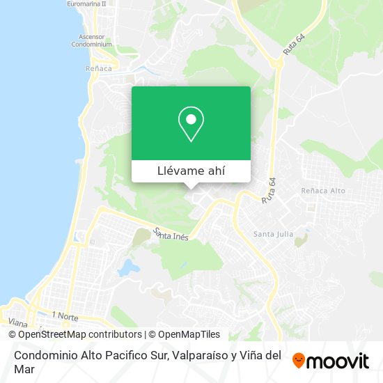 Mapa de Condominio Alto Pacifico Sur