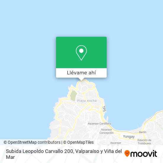 Mapa de Subida Leopoldo Carvallo 200