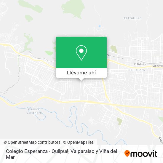 Mapa de Colegio Esperanza - Quilpué