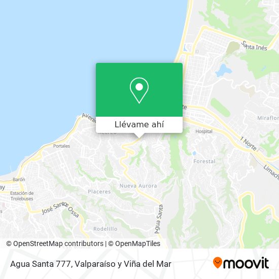 Mapa de Agua Santa 777