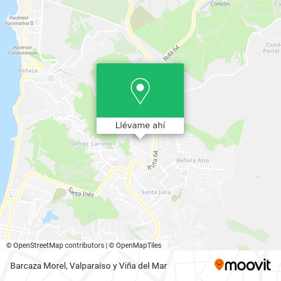 Mapa de Barcaza Morel