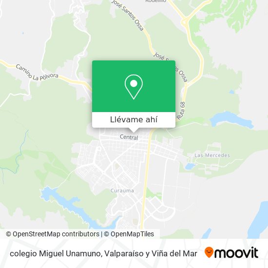 Mapa de colegio Miguel Unamuno
