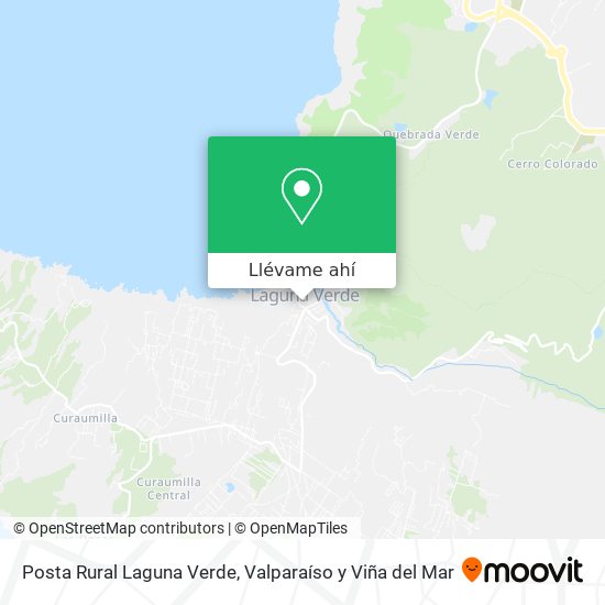 Mapa de Posta Rural  Laguna Verde