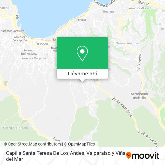 Mapa de Capilla Santa Teresa De Los Andes
