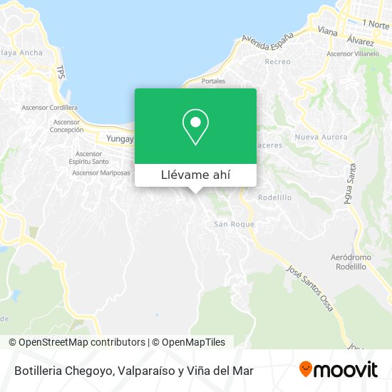 Mapa de Botilleria Chegoyo