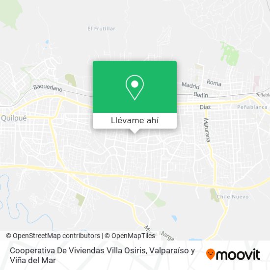 Mapa de Cooperativa De Viviendas Villa Osiris