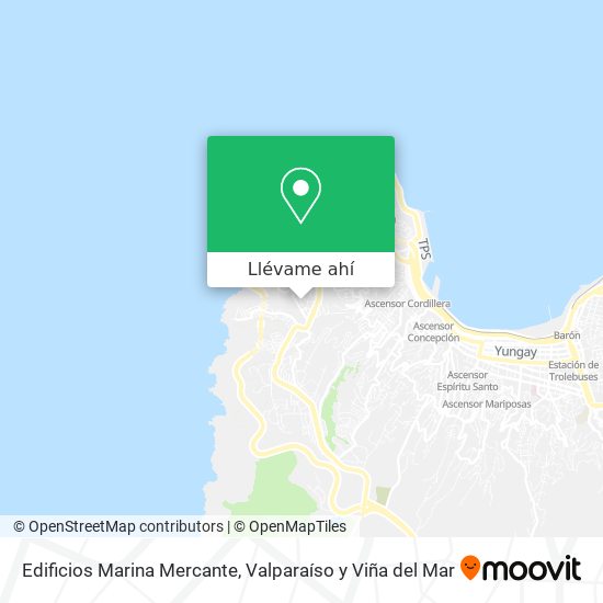 Mapa de Edificios Marina Mercante