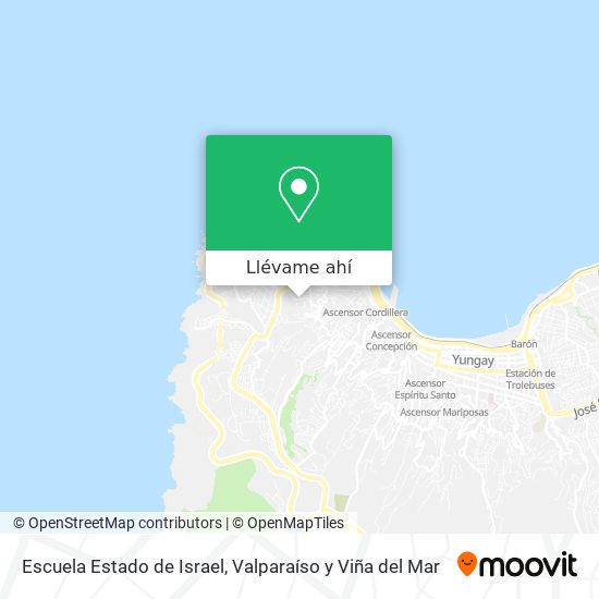 Mapa de Escuela Estado de Israel