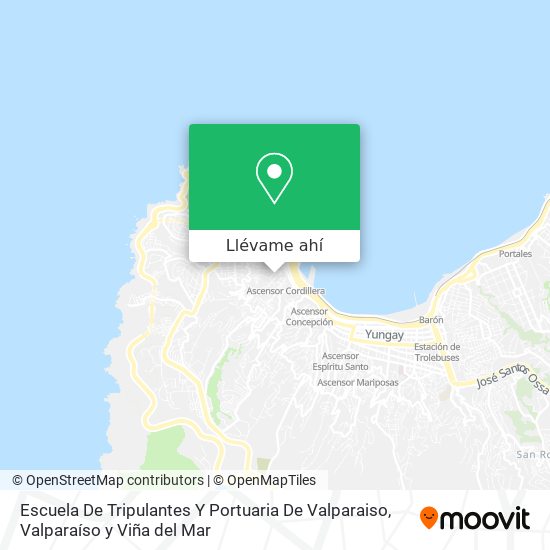Mapa de Escuela De Tripulantes Y Portuaria De Valparaiso