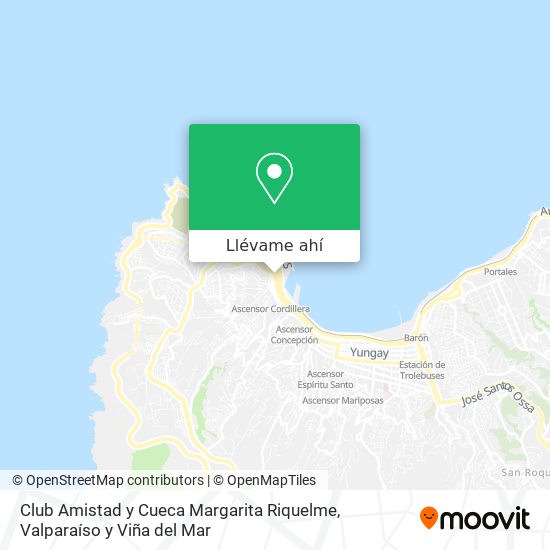 Mapa de Club Amistad y Cueca Margarita Riquelme