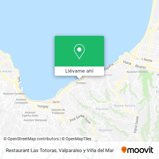 Mapa de Restaurant Las Totoras
