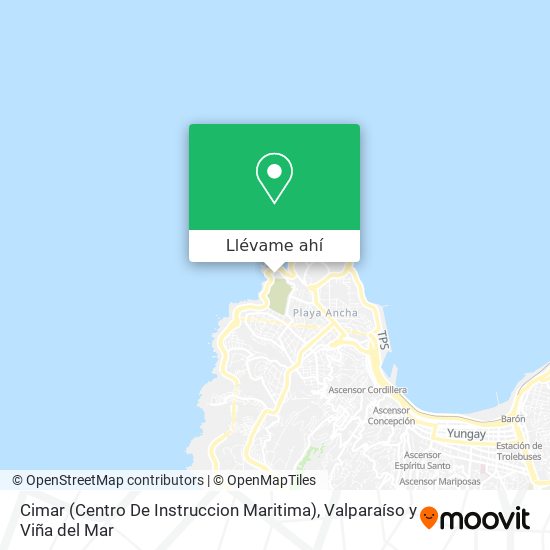 Mapa de Cimar (Centro De Instruccion Maritima)