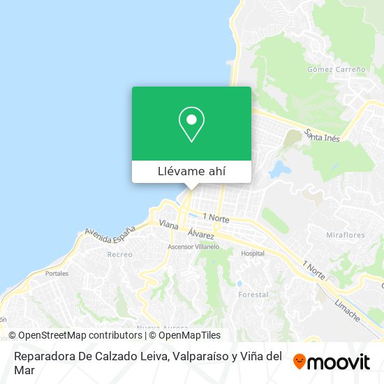 Mapa de Reparadora De Calzado Leiva