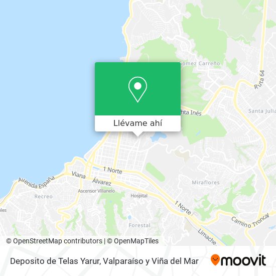 Mapa de Deposito de Telas Yarur