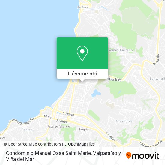 Mapa de Condominio Manuel Ossa Saint Marie