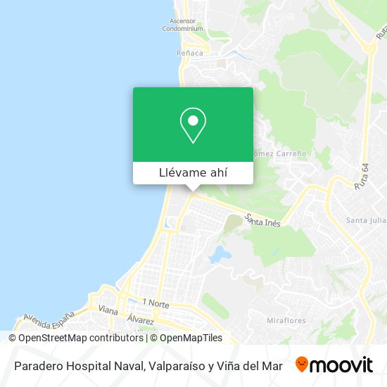 Mapa de Paradero Hospital Naval