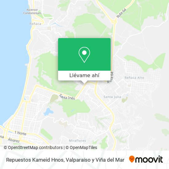 Mapa de Repuestos Kameid Hnos