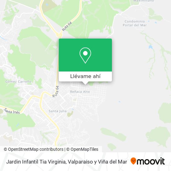 Mapa de Jardin Infantil Tia Virginia