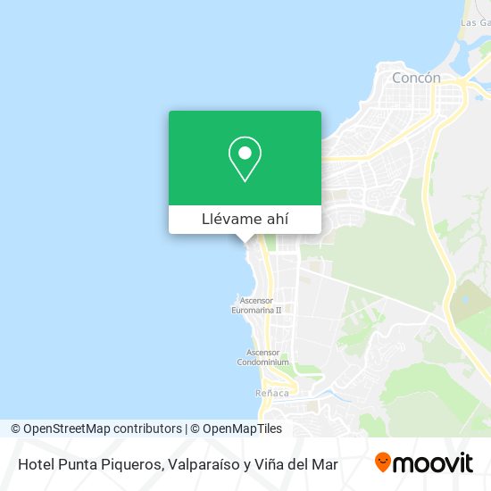 Mapa de Hotel Punta Piqueros