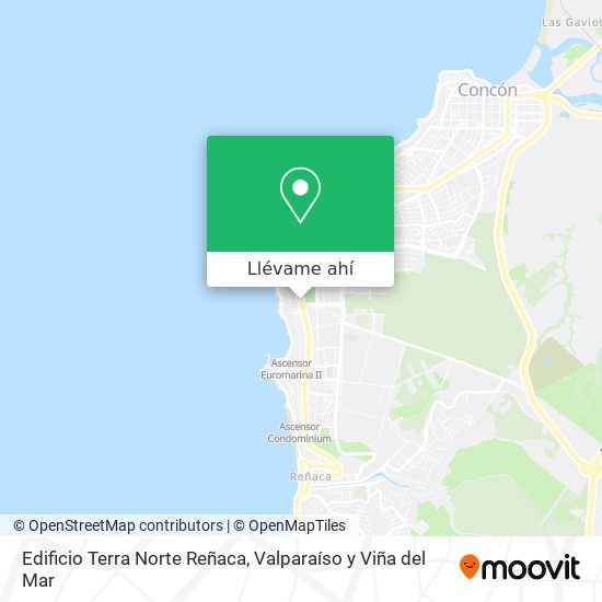 Mapa de Edificio Terra Norte Reñaca