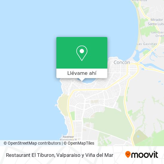 Mapa de Restaurant El Tiburon