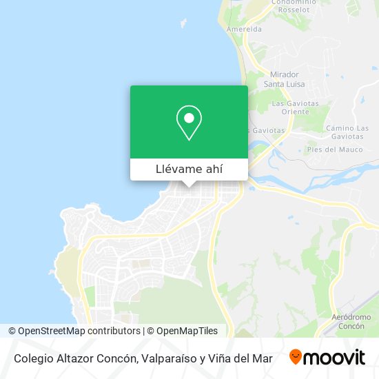 Mapa de Colegio Altazor Concón