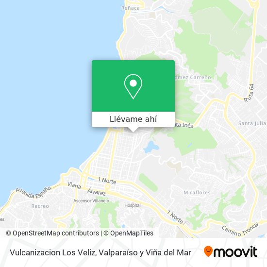 Mapa de Vulcanizacion Los Veliz