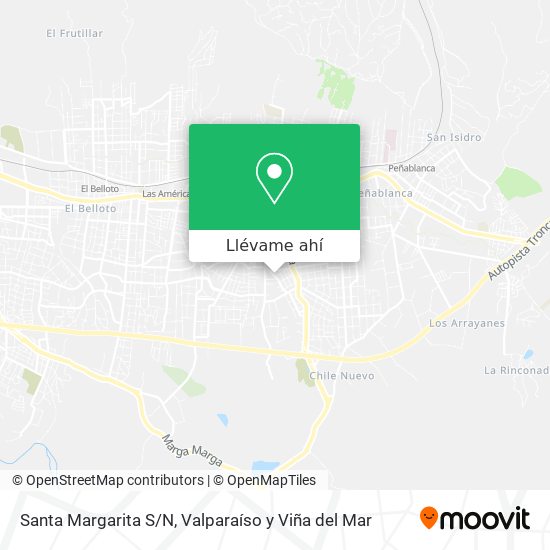 Mapa de Santa Margarita S/N