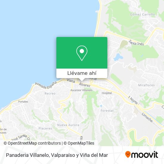 Mapa de Panaderia Villanelo