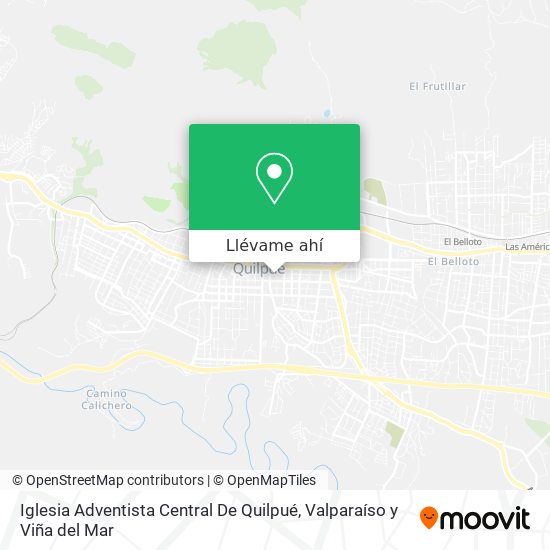 Mapa de Iglesia Adventista Central De Quilpué