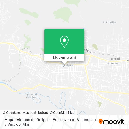 Mapa de Hogar Alemán de Quilpué - Frauenverein