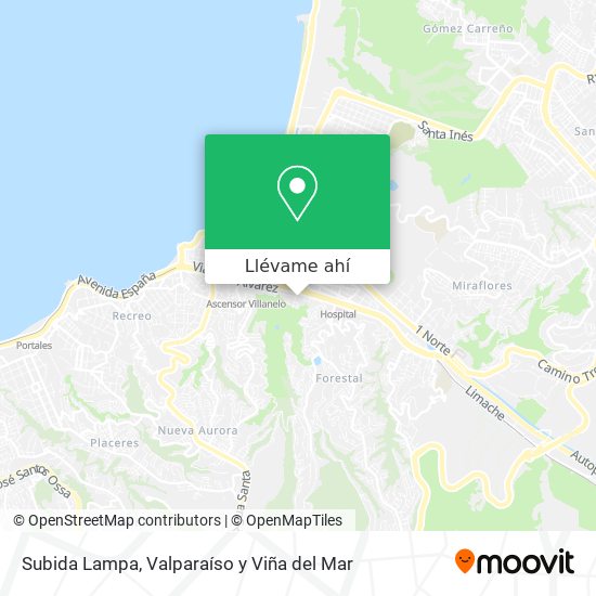 Mapa de Subida Lampa