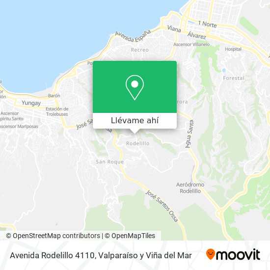 Mapa de Avenida Rodelillo 4110