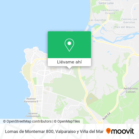 Mapa de Lomas de Montemar 800