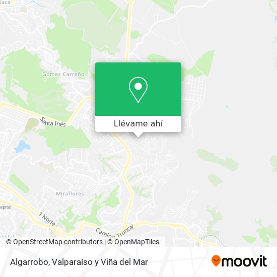 Mapa de Algarrobo